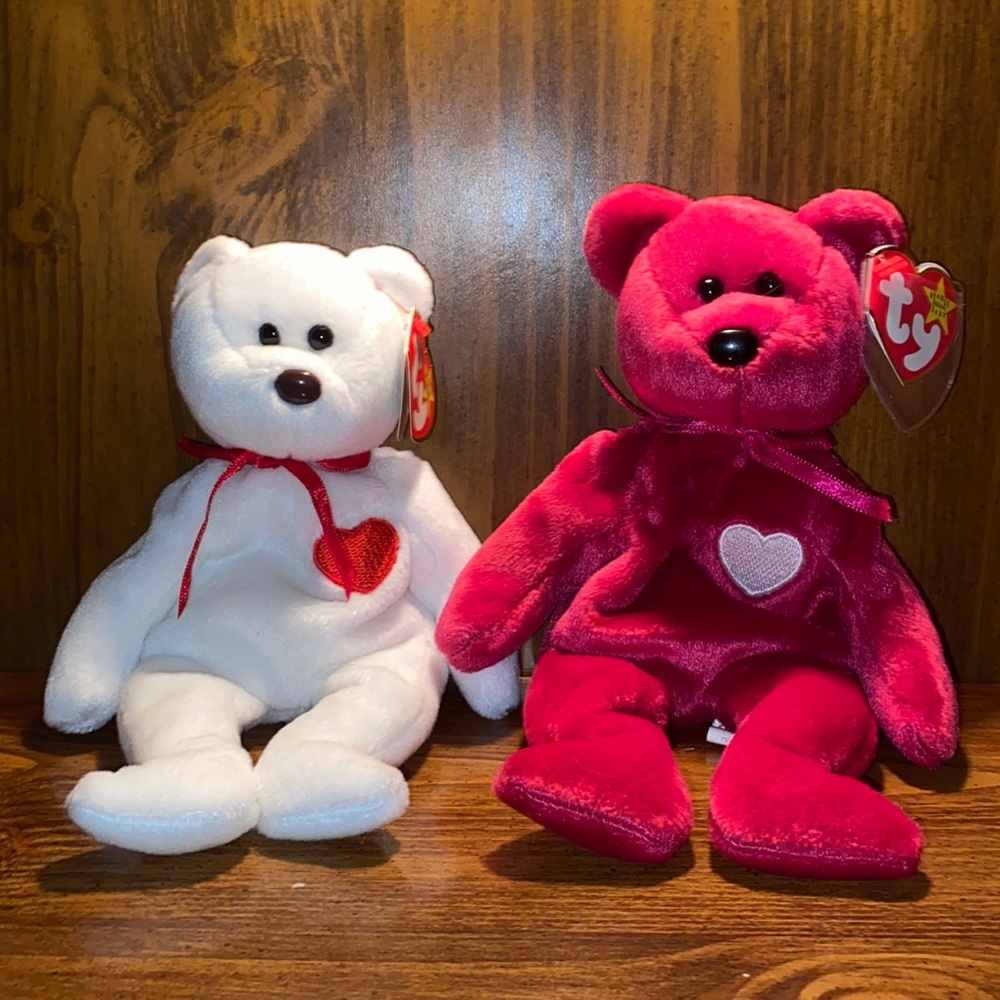“Valentino” & “Valentina” Beanie Babies